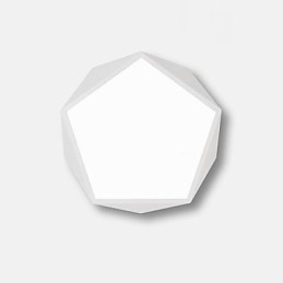 Moderne moderne maleri Metal Flush Mount