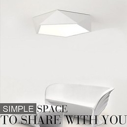 Moderne moderne maleri Metal Flush Mount