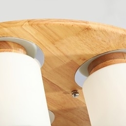 Høj lysstyrke Original træ moderne loftslamper Country Style