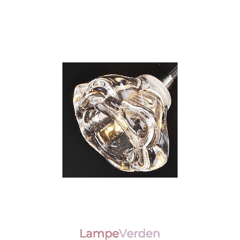 Moderne moderne rustik Lodge krommetal flush Mount