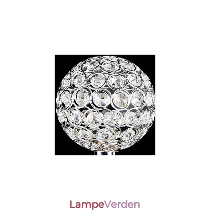 Moderne moderne krystal krom metal flush Mount