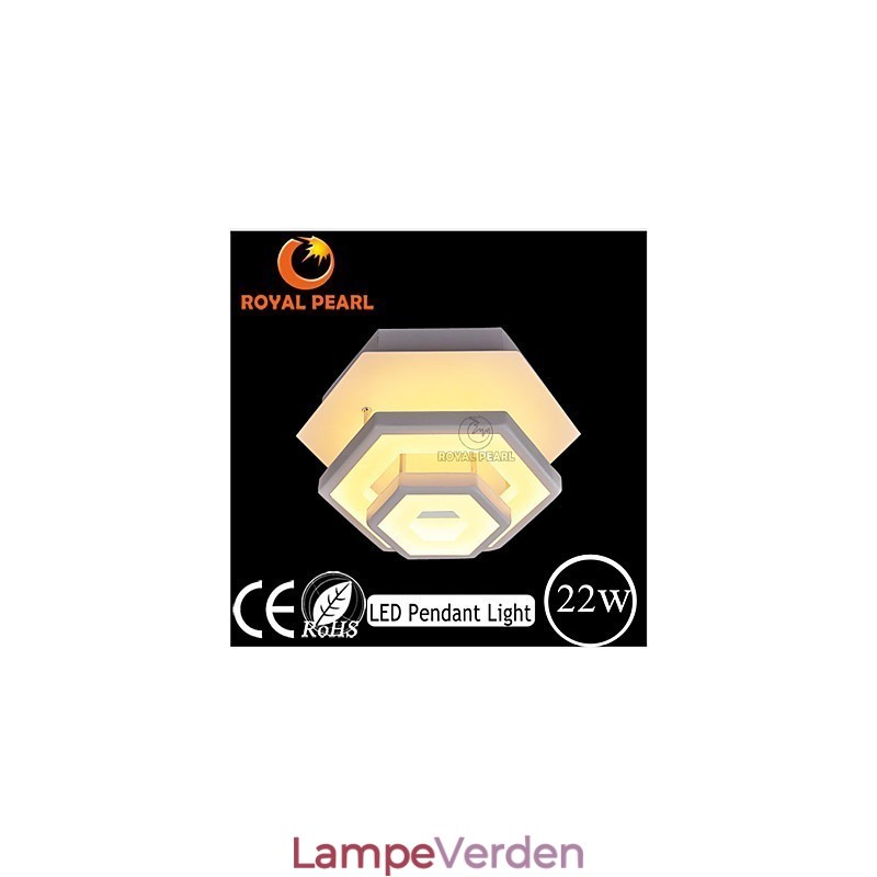 Moderne Lys Loftslampe 22W