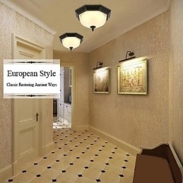 Traditionel Klassisk Retro Mini Style Andet Metal Flush Mount