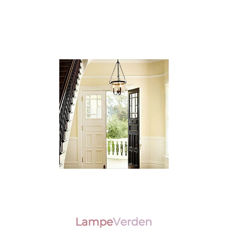 Traditionel klassisk vintage mini stil galvaniseret lysekrone