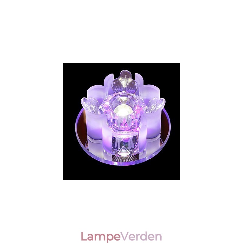 Moderne moderne Crystal Metal Flush Mount