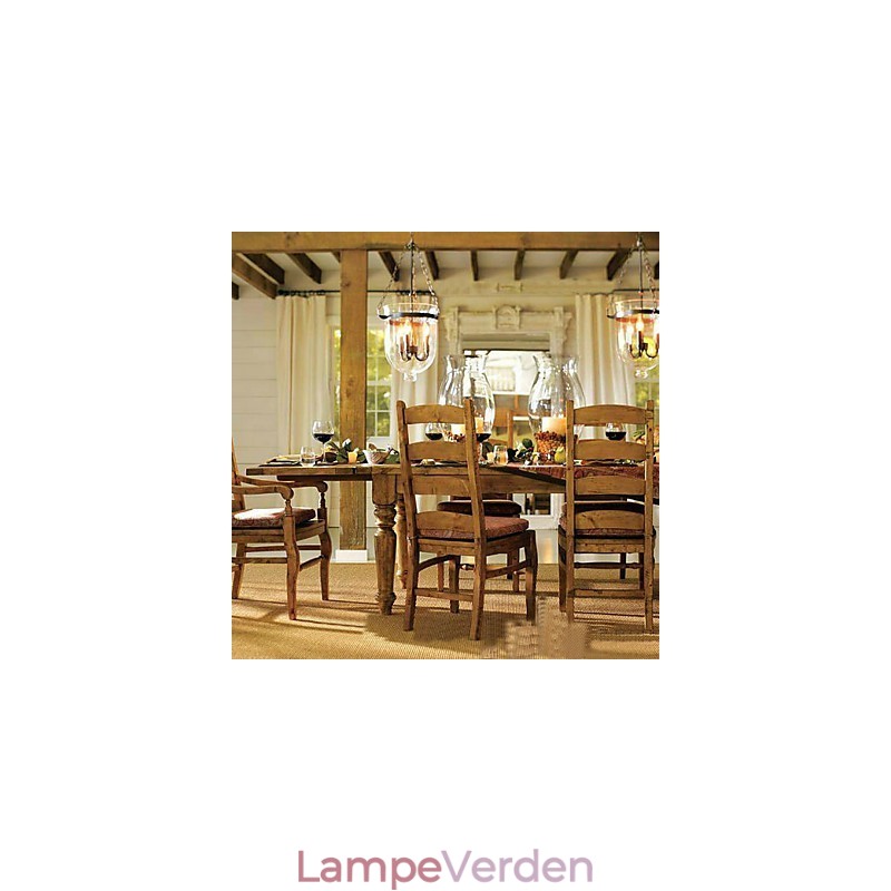 Traditionel klassisk vintage mini stil galvaniseret lysekrone