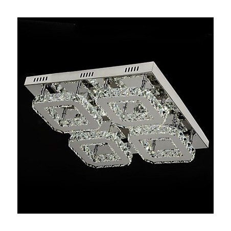 Moderne moderne krystal krom metal flush Mount Moderne moderne krystal krom metal flush Mount
