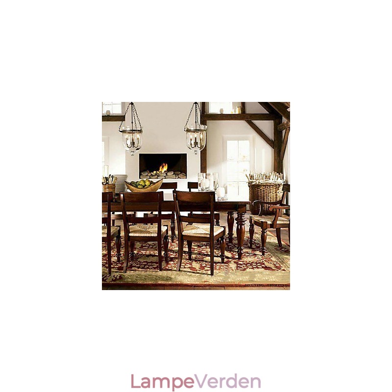 Traditionel klassisk vintage mini stil galvaniseret lysekrone