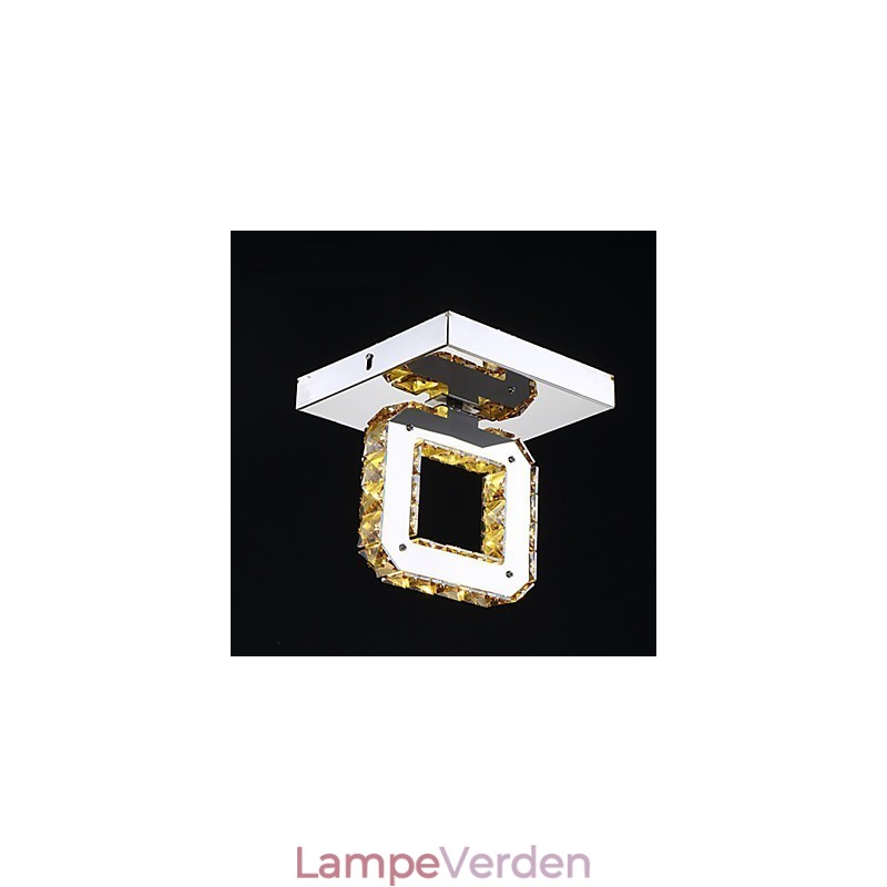 Moderne moderne Crystal Metal Flush Mount