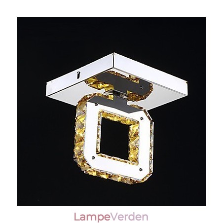 Moderne moderne Crystal Metal Flush Mount