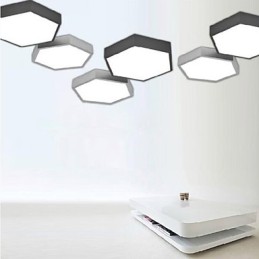 Absorber kuppellys Hexagonal Geometry Lights Lampe