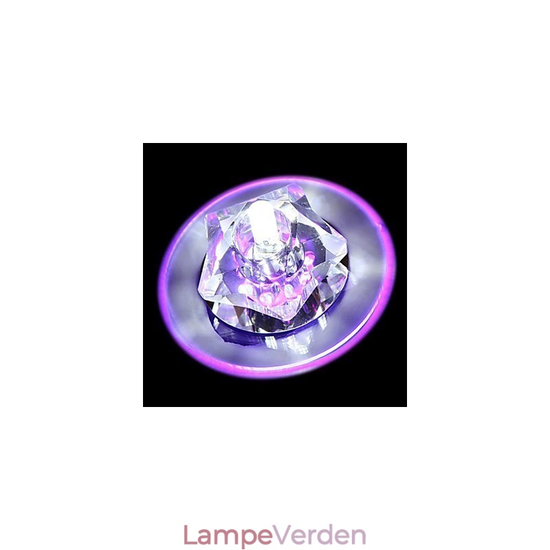 Moderne moderne krystal krom krystal flush Mount