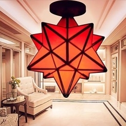 Kunstnerisk Individualitet Kreativ Porch Moderne Stjerner Absorber Dome Light Lamp