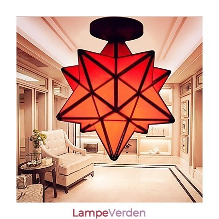Kunstnerisk Individualitet Kreativ Porch Moderne Stjerner Absorber Dome Light Lamp Kunstnerisk Individualitet Kreativ Porch Moderne Stjerner Absorber Dome Light Lamp