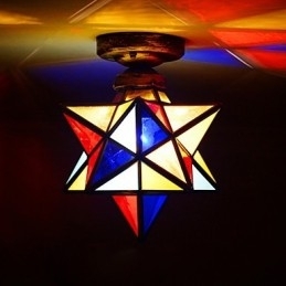 Kunstnerisk Individualitet Kreativ Porch Moderne Stjerner Absorber Dome Light Lamp