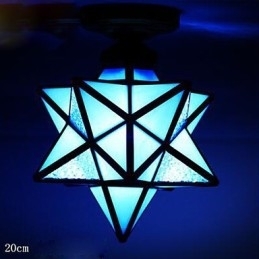 Kunstnerisk Individualitet Kreativ Porch Moderne Stjerner Absorber Dome Light Lamp