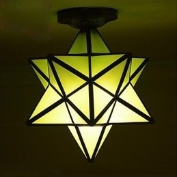 Kunstnerisk Individualitet Kreativ Porch Moderne Stjerner Absorber Dome Light Lamp