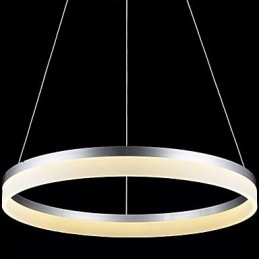 Rund pendel moderne akryl lamper belysning Luksuriøs enkelt ring loftslamper armaturer