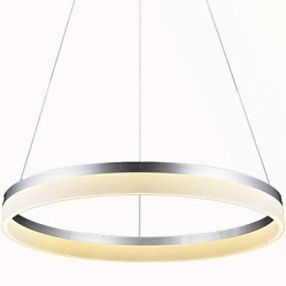 Rund pendel moderne akryl lamper belysning Luksuriøs enkelt ring loftslamper armaturer