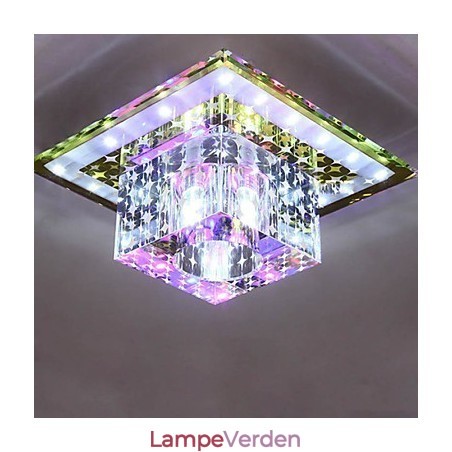 Krystal Loftslampe Spotlight SMD 3W Creative Lampe Rør Lys Farverig Farve Kuppel Lys Krystal Loftslampe Spotlight SMD 3W Creative Lampe Rør Lys Farverig Farve Kuppel Lys
