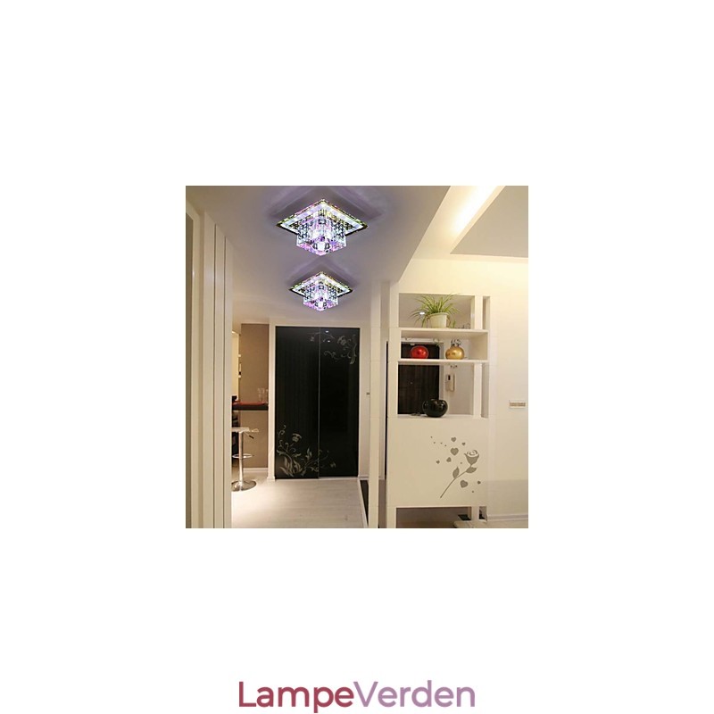 Krystal Loftslampe Spotlight SMD 3W Creative Lampe Rør Lys Farverig Farve Kuppel Lys