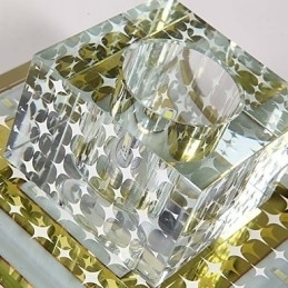 Krystal Loftslampe Spotlight SMD 3W Creative Lampe Rør Lys Farverig Farve Kuppel Lys