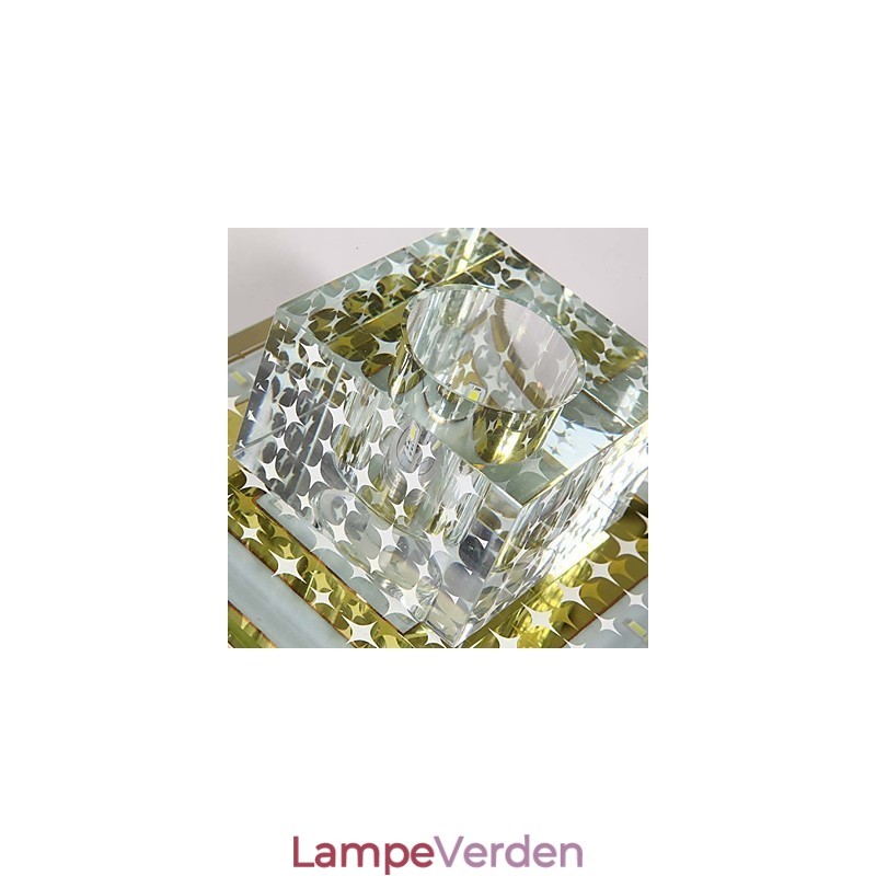 Krystal Loftslampe Spotlight SMD 3W Creative Lampe Rør Lys Farverig Farve Kuppel Lys