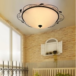 32CM Europe Type Style Landdistrikter Klassisk Absorber Kuppel Lys Lampe