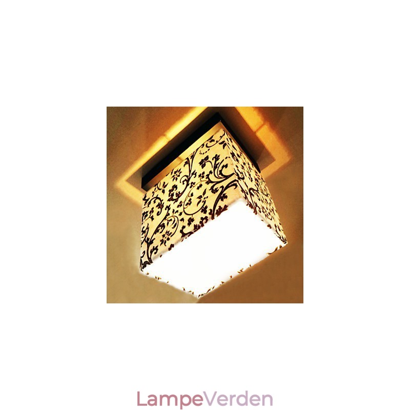 Moderne moderne maleri Metal Flush Mount