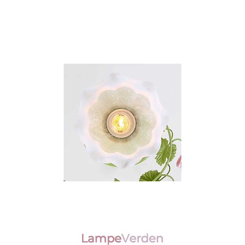 Valentinsdag Rosenhavens blomster og planter absorberer kuppellys
