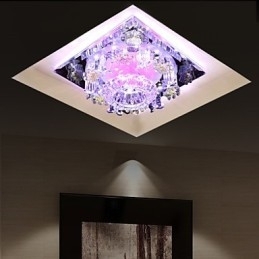 Firkantet koppelampe Lys Krystal Light Creatives Dome Light Tube Lampe Lys