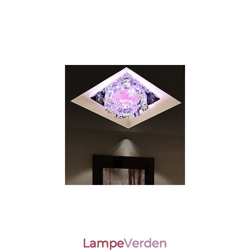 Firkantet koppelampe Lys Krystal Light Creatives Dome Light Tube Lampe Lys