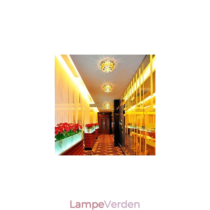 12*4,5 cm krystallampe Smd CreativeTube Spotlight Absorber kuppellys