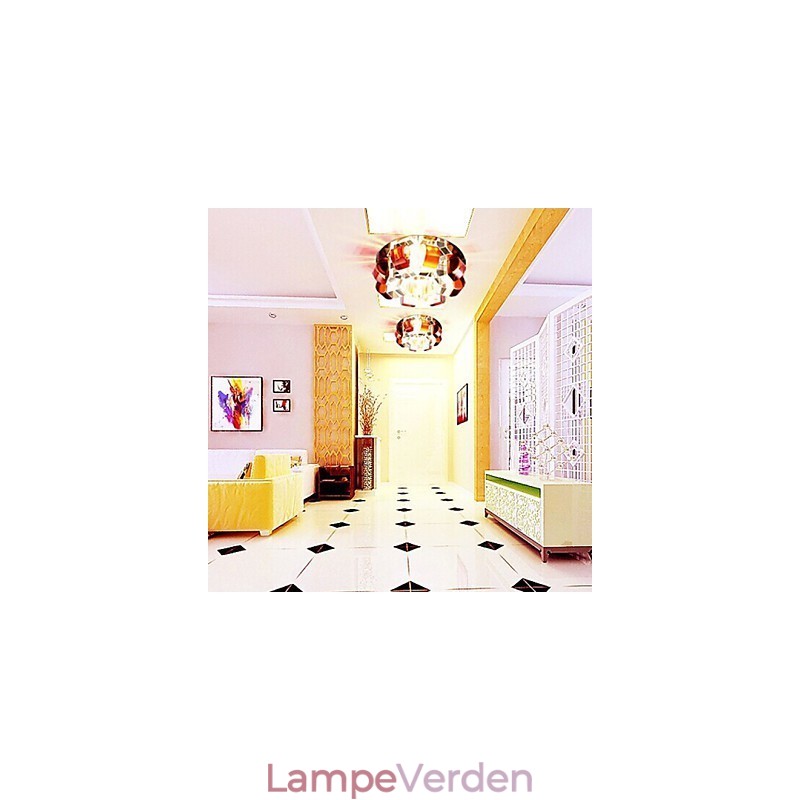 12*4,5 cm krystallampe Smd CreativeTube Spotlight Absorber kuppellys