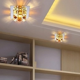 12*4,5 cm krystallampe Smd CreativeTube Spotlight Absorber kuppellys