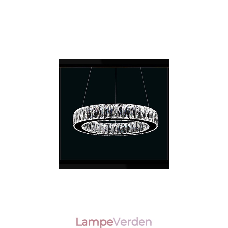 Krystal Lysekrone Lys Belysning Moderne Enkelt Ringe K9 Stor Krystal Indendørs Loftslamper