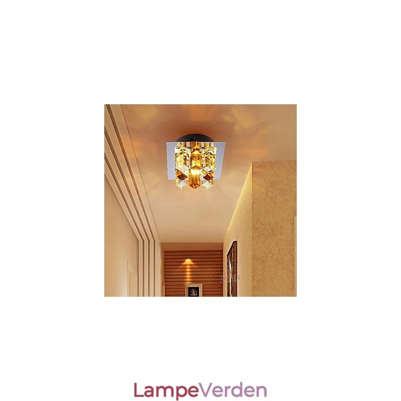 12*4,5 cm krystallampe Smd CreativeTube Spotlight Absorber kuppellys