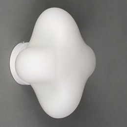 22*22CM moderne og sammentrukket enkelthoved Lucky Grass glaskuppellys