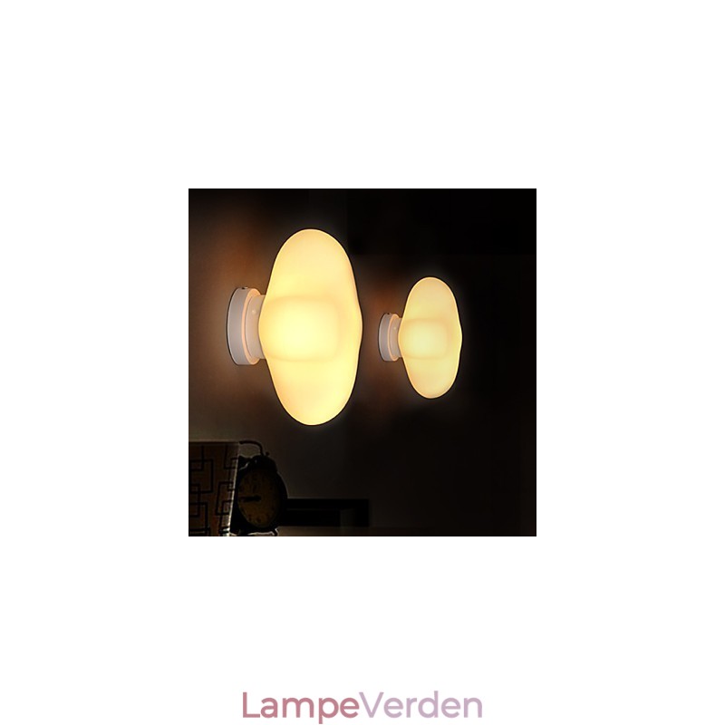 22*22CM moderne og sammentrukket enkelthoved Lucky Grass glaskuppellys