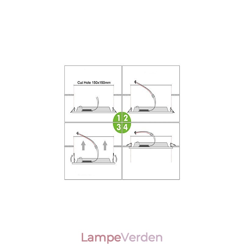 Moderne moderne maleri Metal Flush Mount