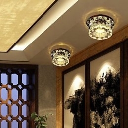 Moderne Moderne Krystal Andre Krystal Flush Mount