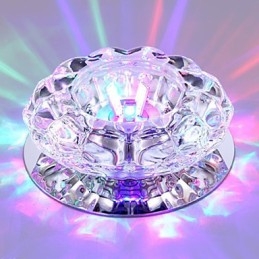 Krystal Loftslampe Spotlight SMD 3W Creative Lamp Absorber Kuppellys