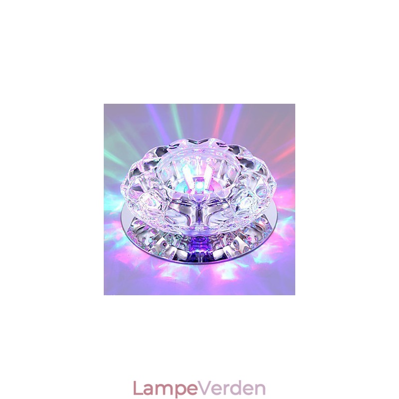 Krystal Loftslampe Spotlight SMD 3W Creative Lamp Absorber Kuppellys
