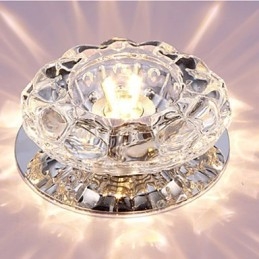 Krystal Loftslampe Spotlight SMD 3W Creative Lamp Absorber Kuppellys