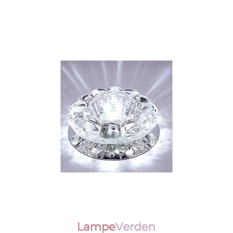 Krystal Loftslampe Spotlight SMD 3W Creative Lamp Absorber Kuppellys
