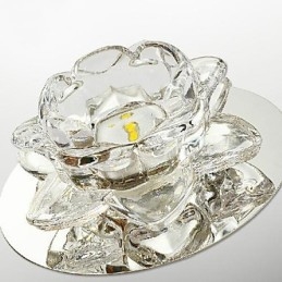 Moderne moderne krystal mini stil galvaniseret metal Flush Mount