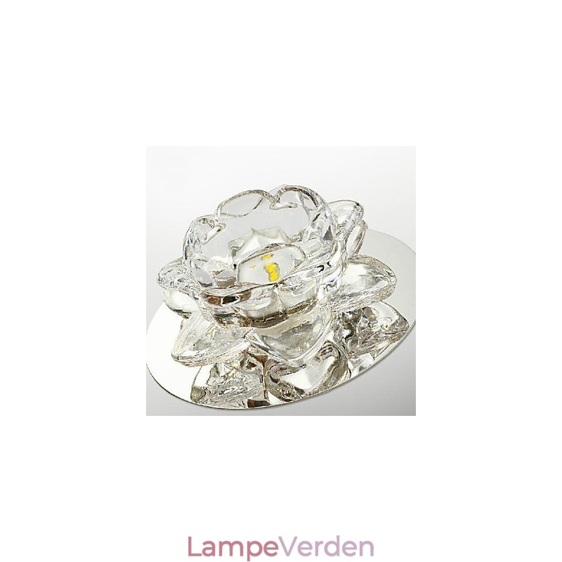 Moderne moderne krystal mini stil galvaniseret metal Flush Mount