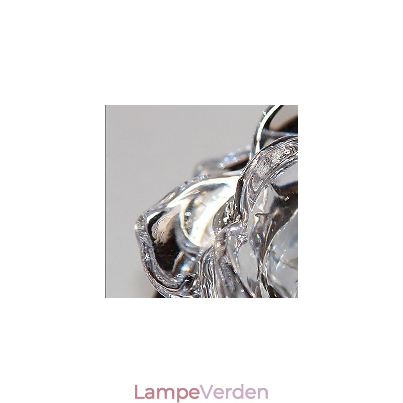 Moderne moderne krystal mini stil galvaniseret metal Flush Mount