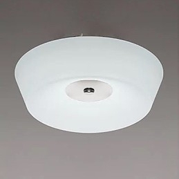 77W moderne moderne Chrome Metal Flush Mount