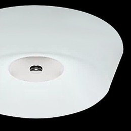 77W moderne moderne Chrome Metal Flush Mount